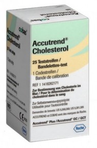 Тест-полоски Accutrend Холестерин (5 шт.) Roche