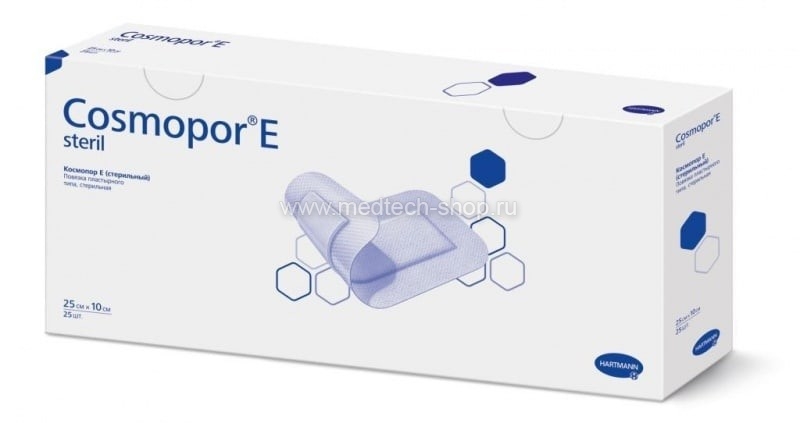 Cosmopor® E steril / Космопор E стерил - пластырные повязки, 25 х 10 см