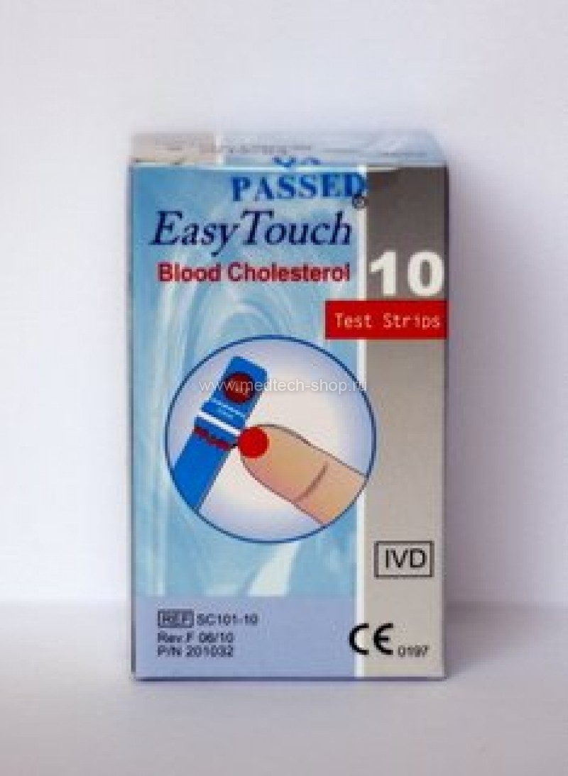 Тест-полоски EasyTouch Холестерин 10 шт.