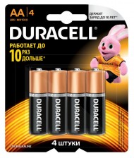 Батарейка Duracell AA LR6-4BL 
