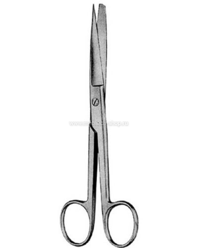 Ножницы с 1-м острым концом прямые 145 мм