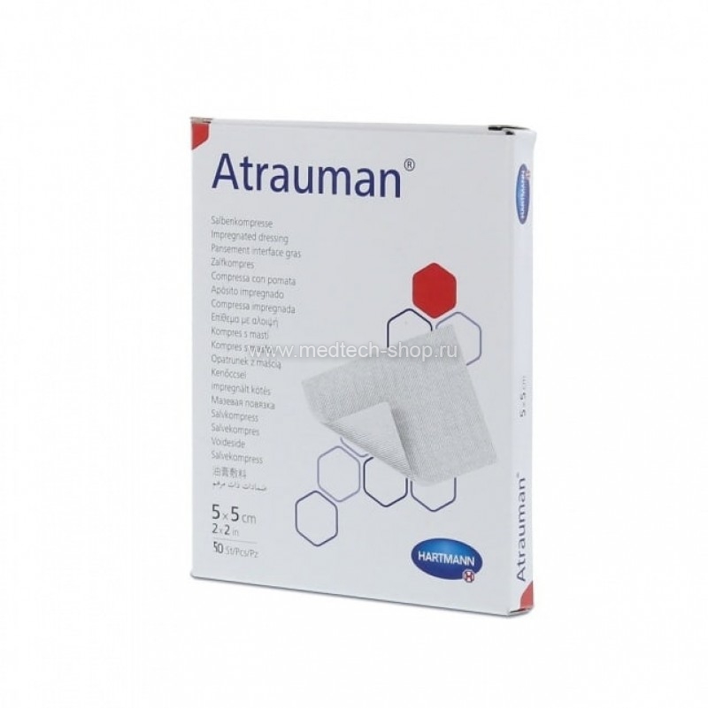 Atrauman® / Атрауман - стерильные мазевые повязки, 5 х 5 см