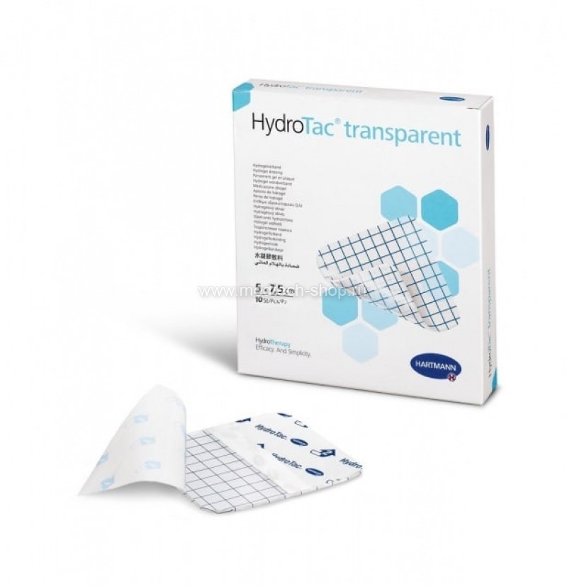HydroTac® transparent / ГидроТак транспарент - гидрогелевые повязки, 5х7,5см