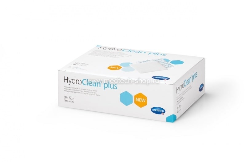 HydroClean® plus / ГидроКлин Плюс - суперабсорбирующие повязки, 10х10см