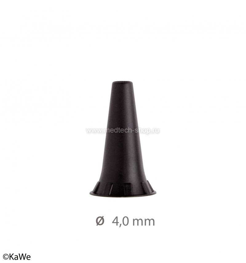 Воронки многоразовые, черные Ø 4.0 мм,10 шт. в пластике